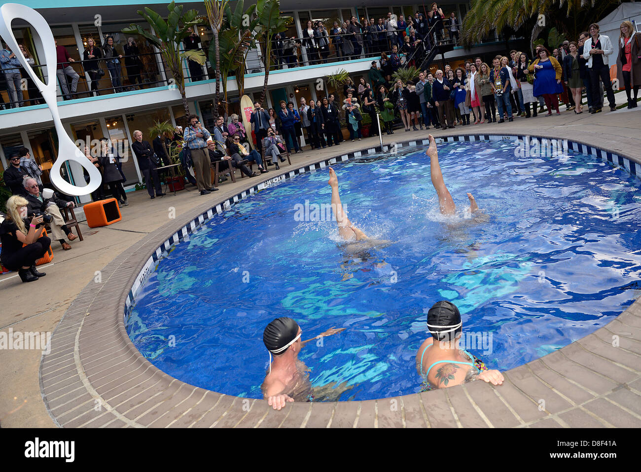 Nuoto sincronizzato phoenix hotel artpad Foto Stock