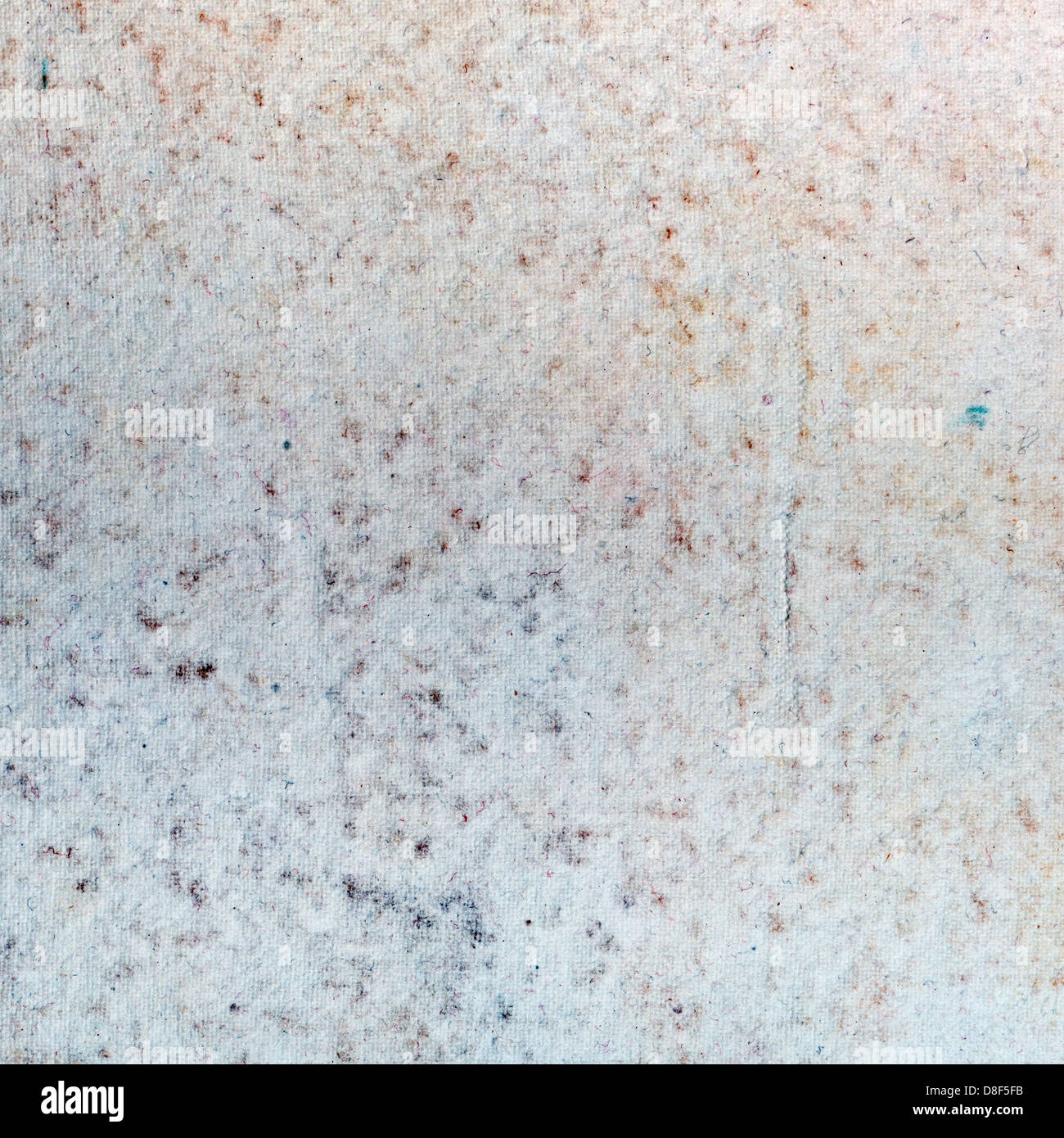 Avvistato grossa tela riciclata texture con pieghe e grinze Foto Stock