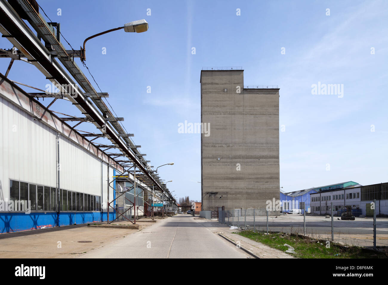 Berlino, Germania, parzialmente smontato edifici di fabbrica Foto Stock