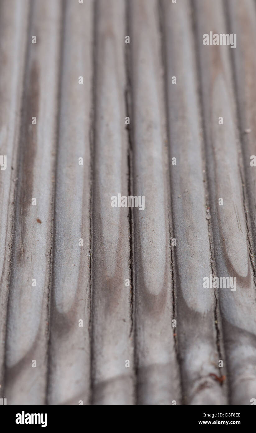 Terrazza in legno piano closeup Foto Stock