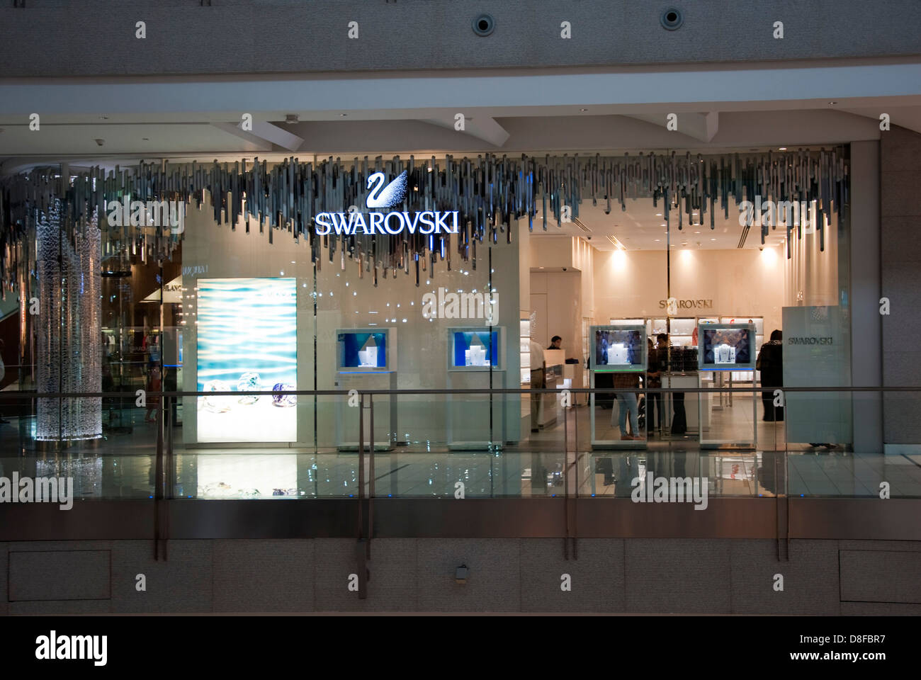 Swarovski Crystal Shop Dubai Mall Downtown Dubai EMIRATI ARABI U.A.E. Emirati Arabi Uniti Foto Stock