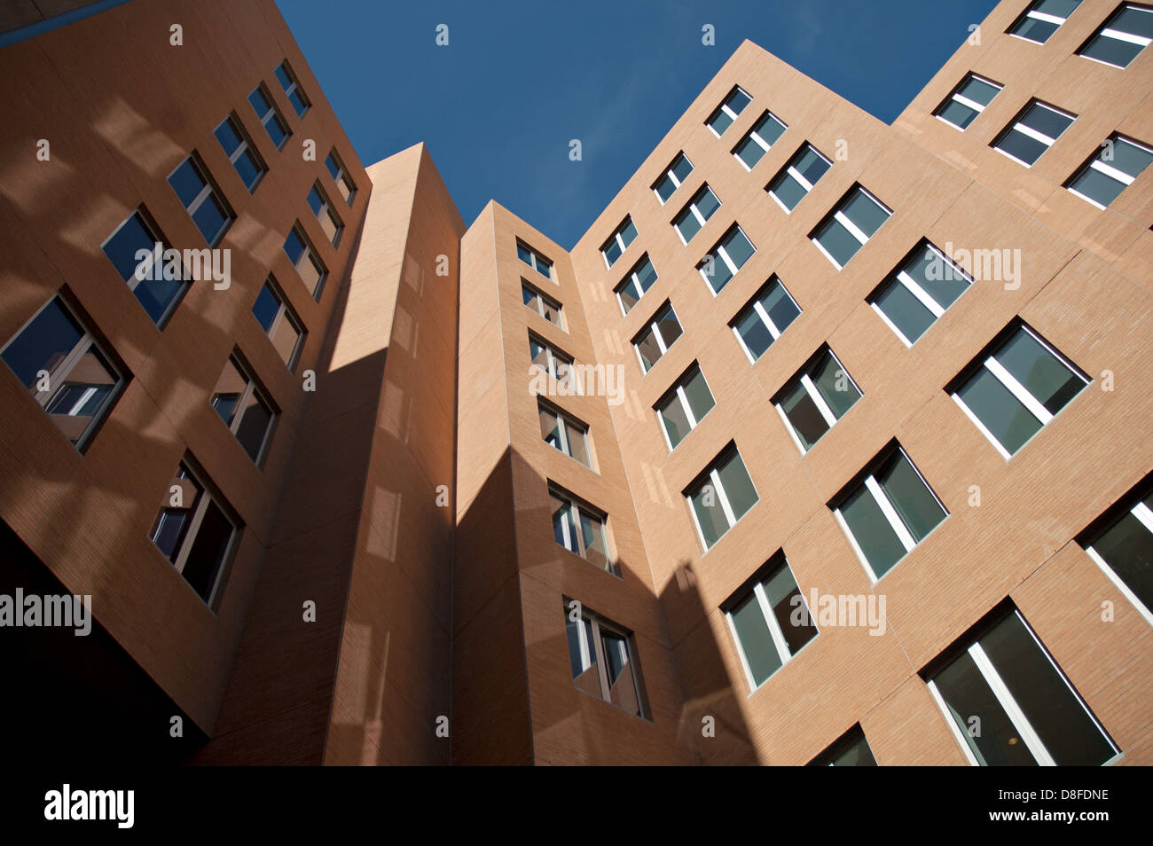 Il raggio e Maria stata Center, progettato dal famoso architetto Frank Gehry , sul campus del MIT di Cambridge, Massachusetts. Foto Stock