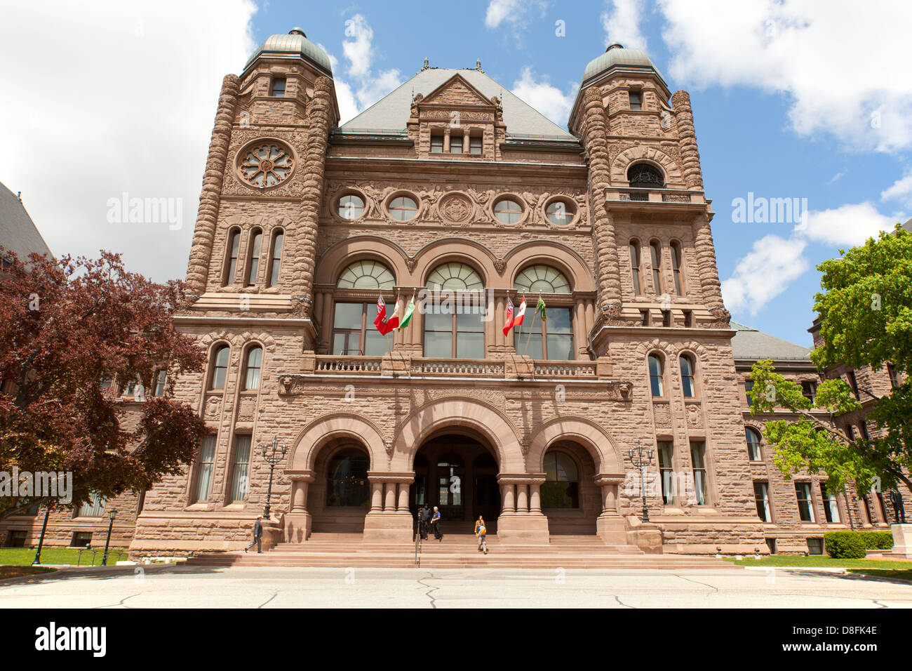 Queens Park edifici legislativa Toronto in Canada Foto Stock