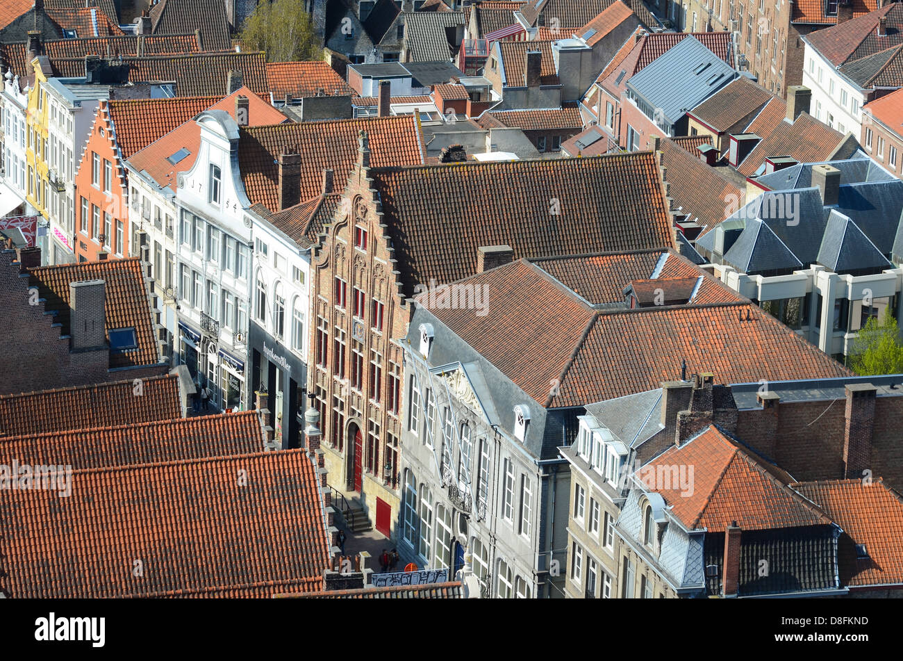 La città storica di Bruges, Fiandre Occidentali, Belgio. Foto Stock