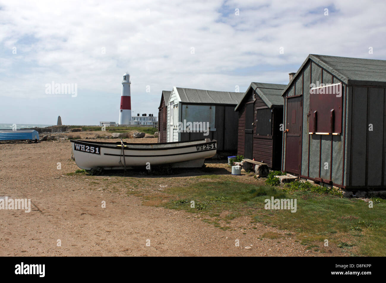 PORTLAND BILL nel Dorset. Regno Unito. Lungo la costa sud occidentale il percorso Foto Stock