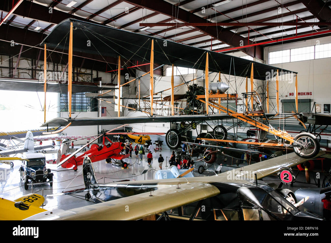 Il velivolo sul display nel sud appendiabiti alla fantasia di Flight Museum, Polk City FL Foto Stock