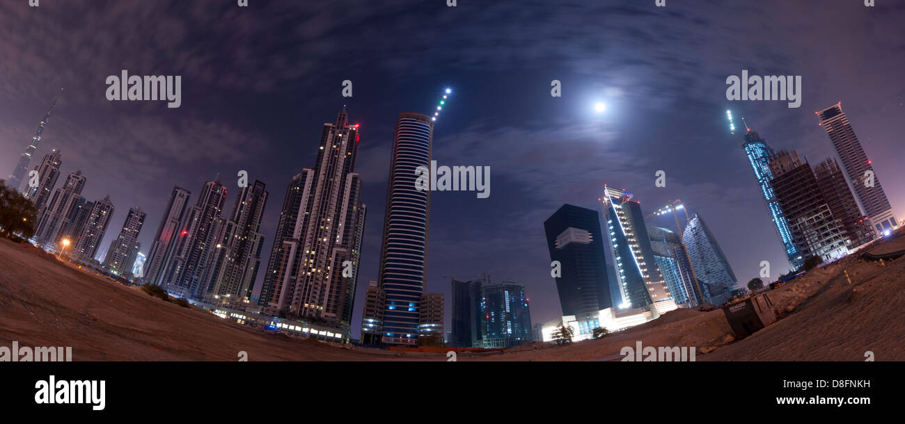 Dubai Business Bay, EMIRATI ARABI UNITI Foto Stock