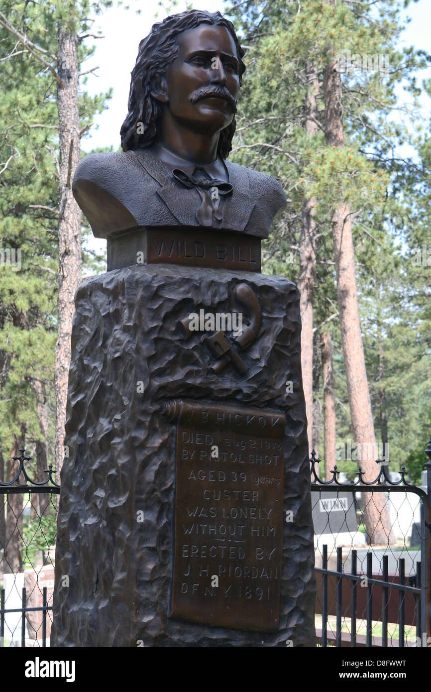 Wild Bill Hickok Foto Stock