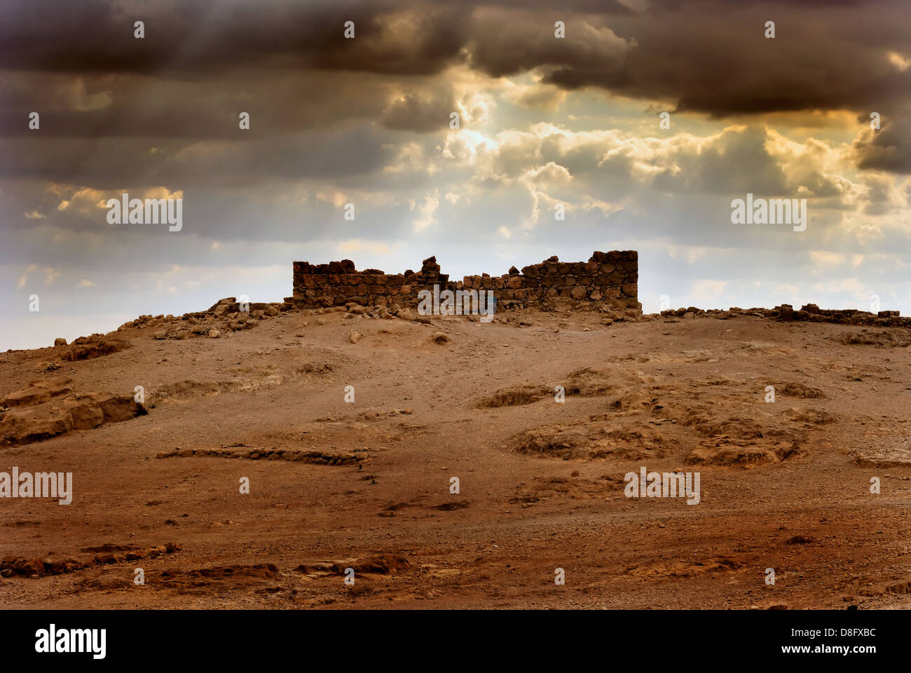 Antica città Masada da Israele Foto Stock