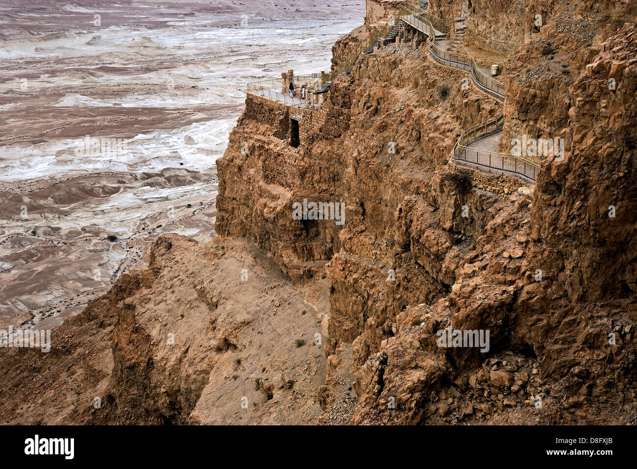 Antica città Masada da Israele Foto Stock