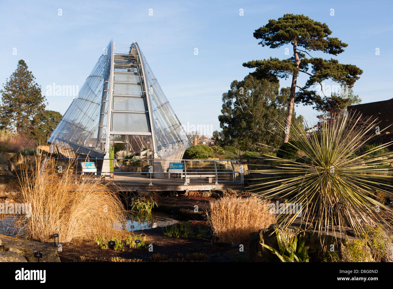 Davies Casa Alpina Royal Botanic Gardens di Kew Londra Inghilterra Foto Stock