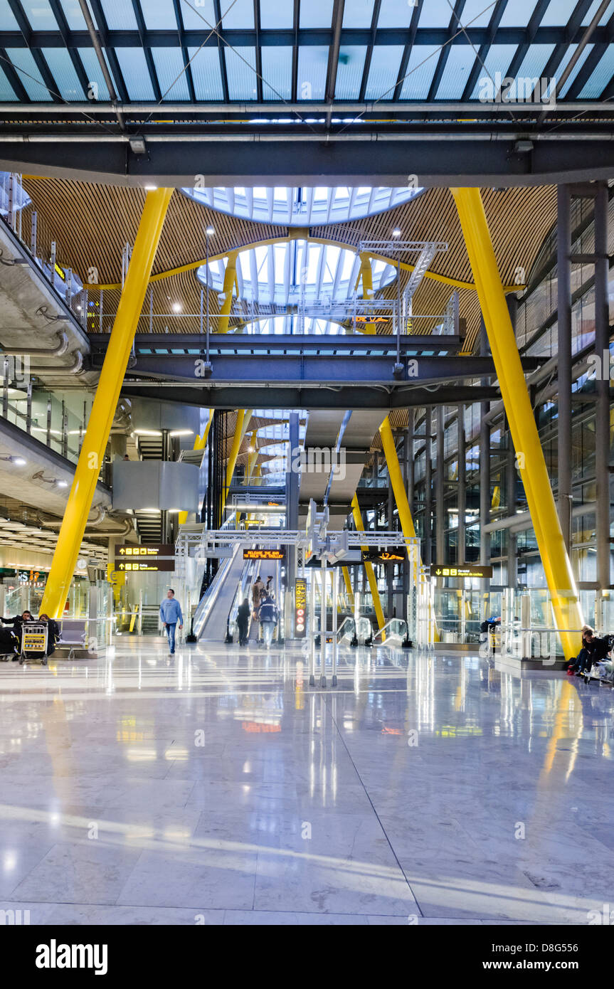 L' aeroporto di Barajas, Madrid, Spagna Foto Stock