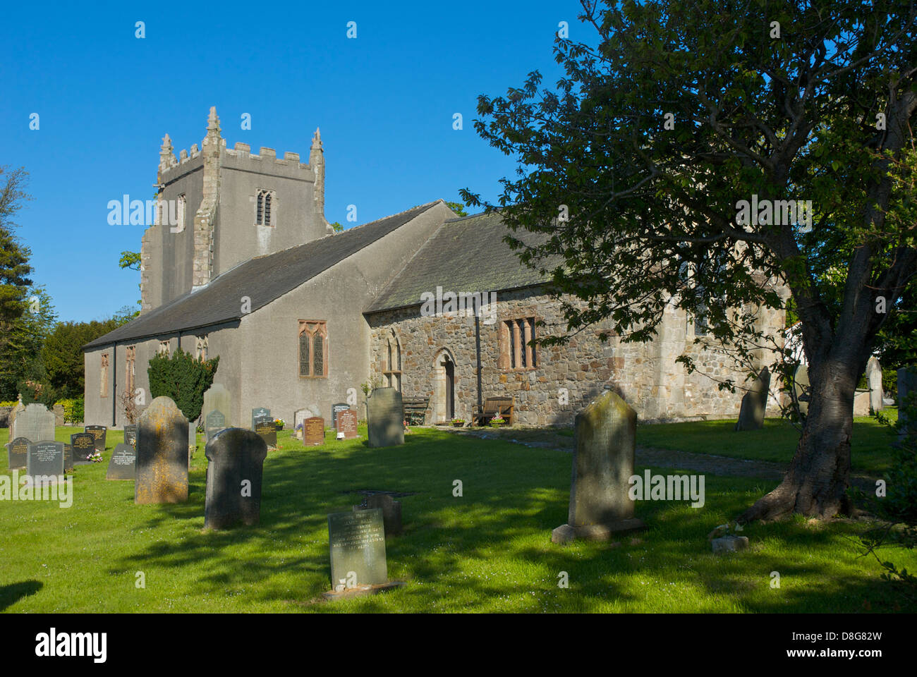 St Cuthbert, Aldingham, Furness, Cumbria, England Regno Unito Foto Stock