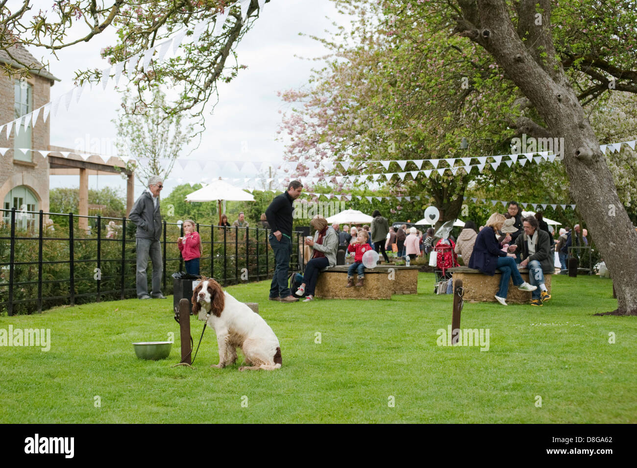 Il summer festival a daylesford farmshop organico in kingham, Gloucestershire, Inghilterra, Regno Unito. Foto Stock