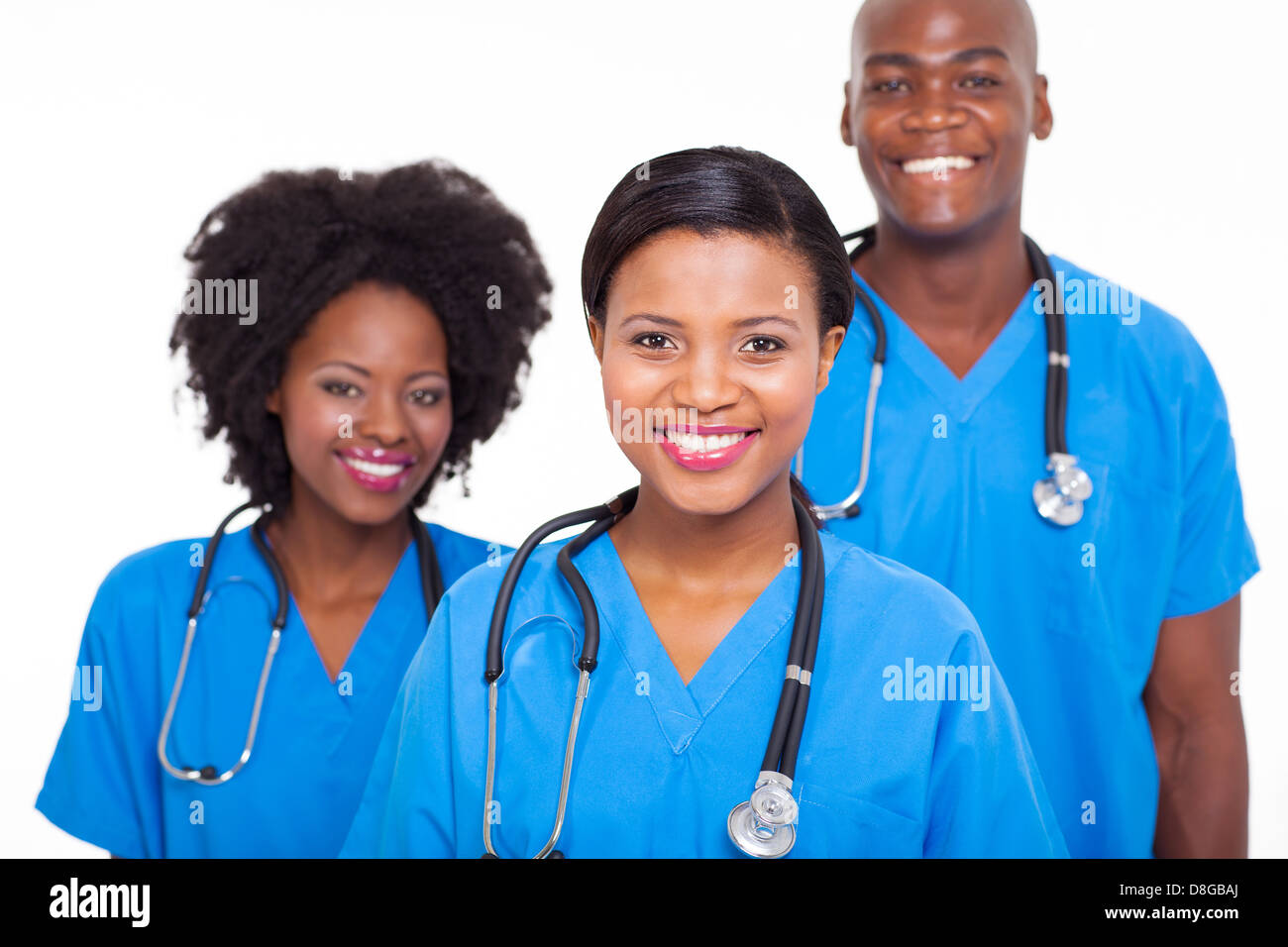 Gruppo di African medici ritratto Foto Stock