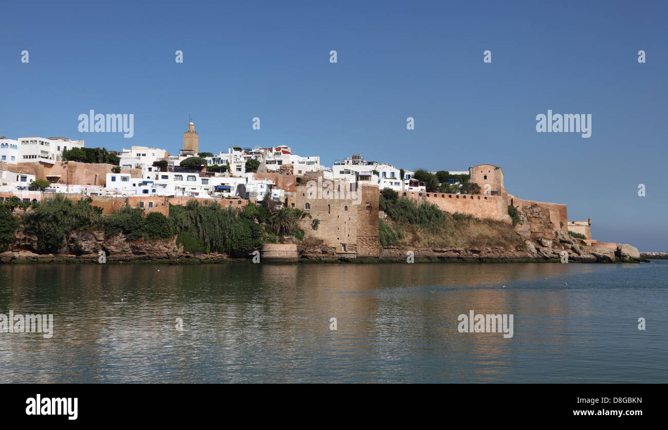 La vecchia città di Rabat, Marocco Foto Stock