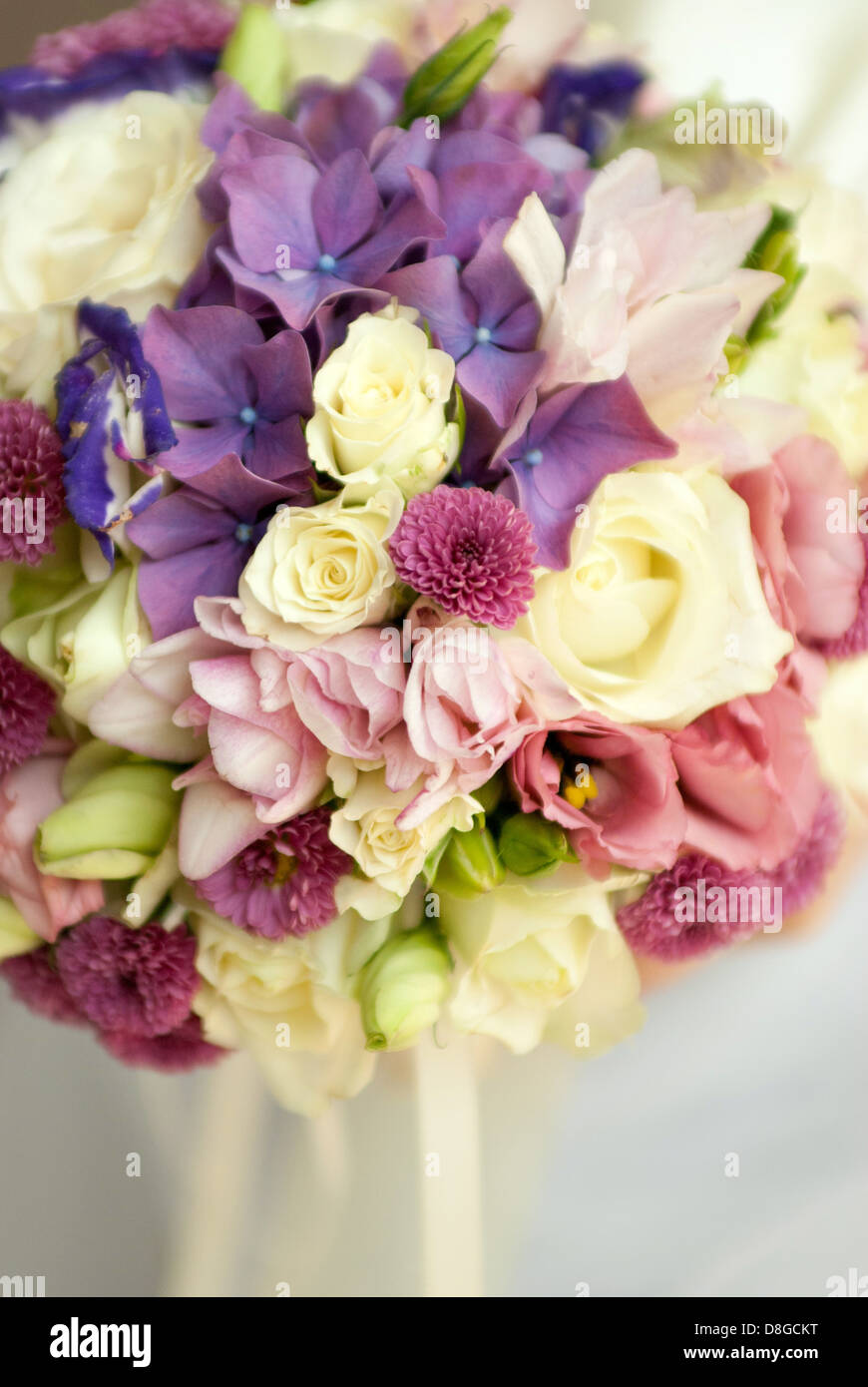 Wedding bouquet di fiori di campo Foto Stock