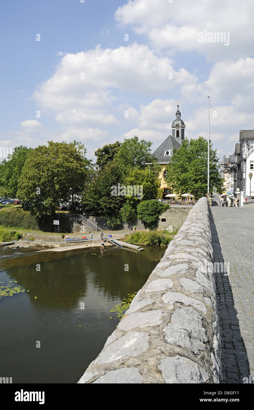 Vecchio Lahnbruecke Foto Stock