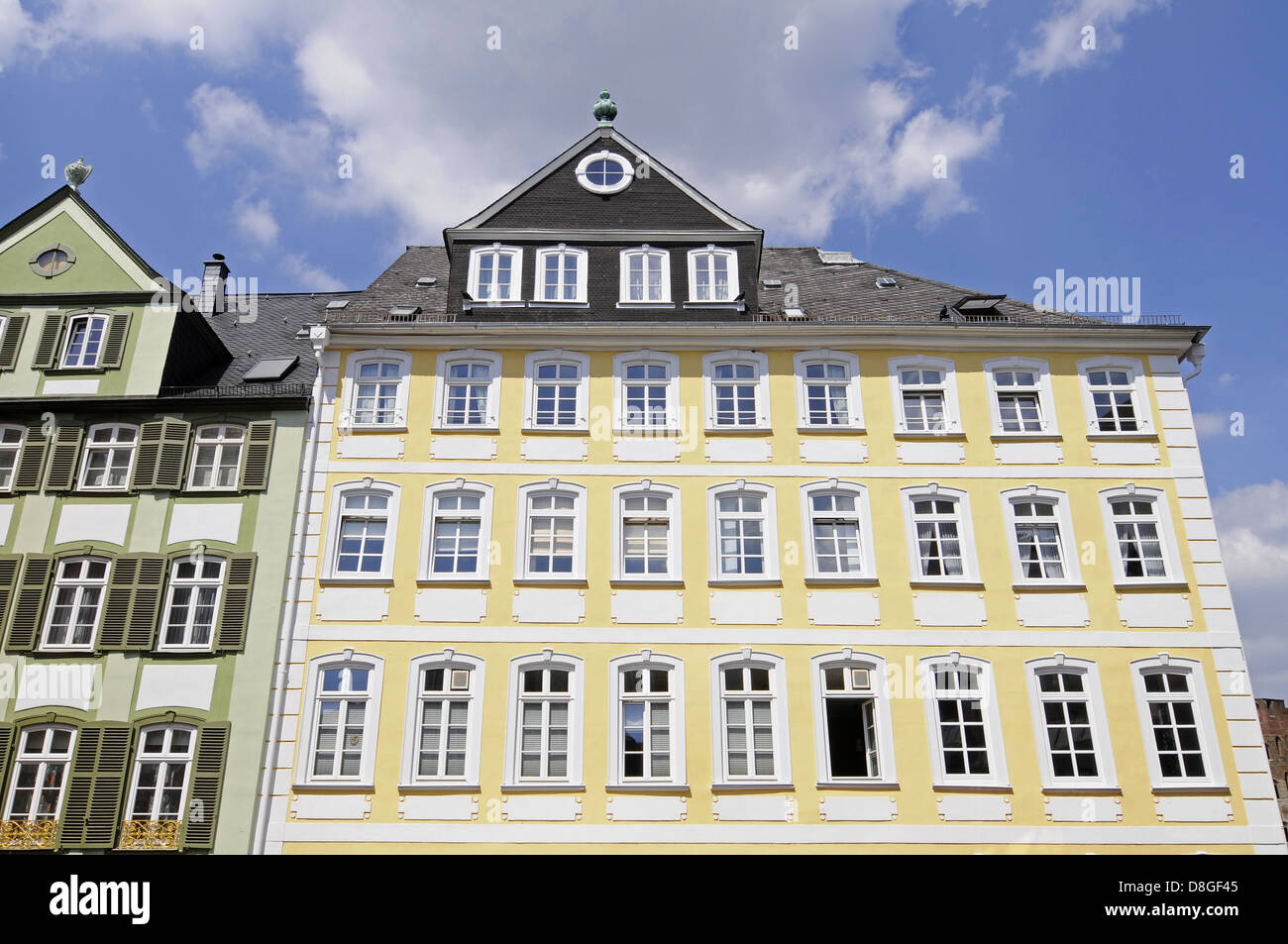 Historische Hausfassade Foto Stock