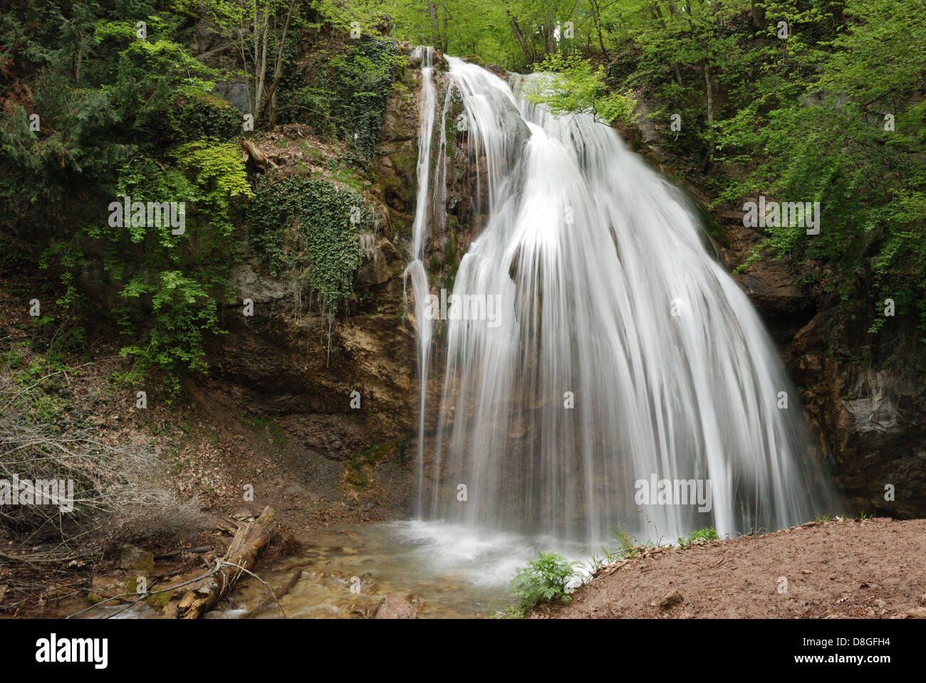 La cascata Foto Stock