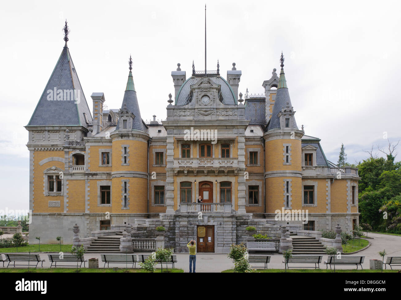 Massandra Palace, Yalta, Crimea, Ucraina Foto Stock