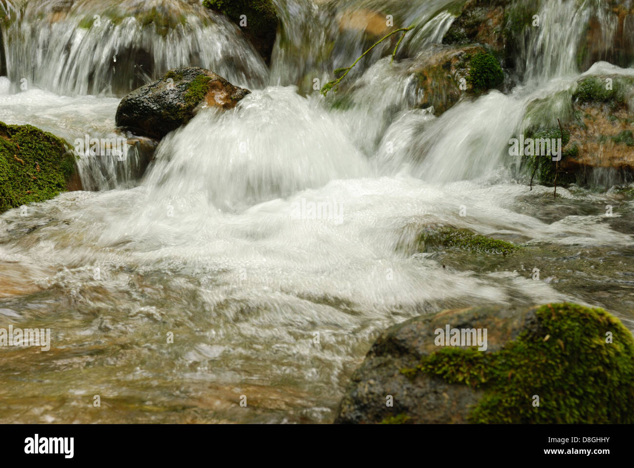 Il fiume di montagna Foto Stock