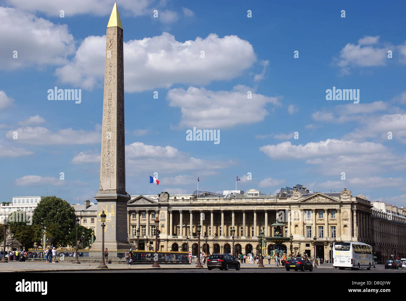 Place de la Concorde, Paris Foto Stock