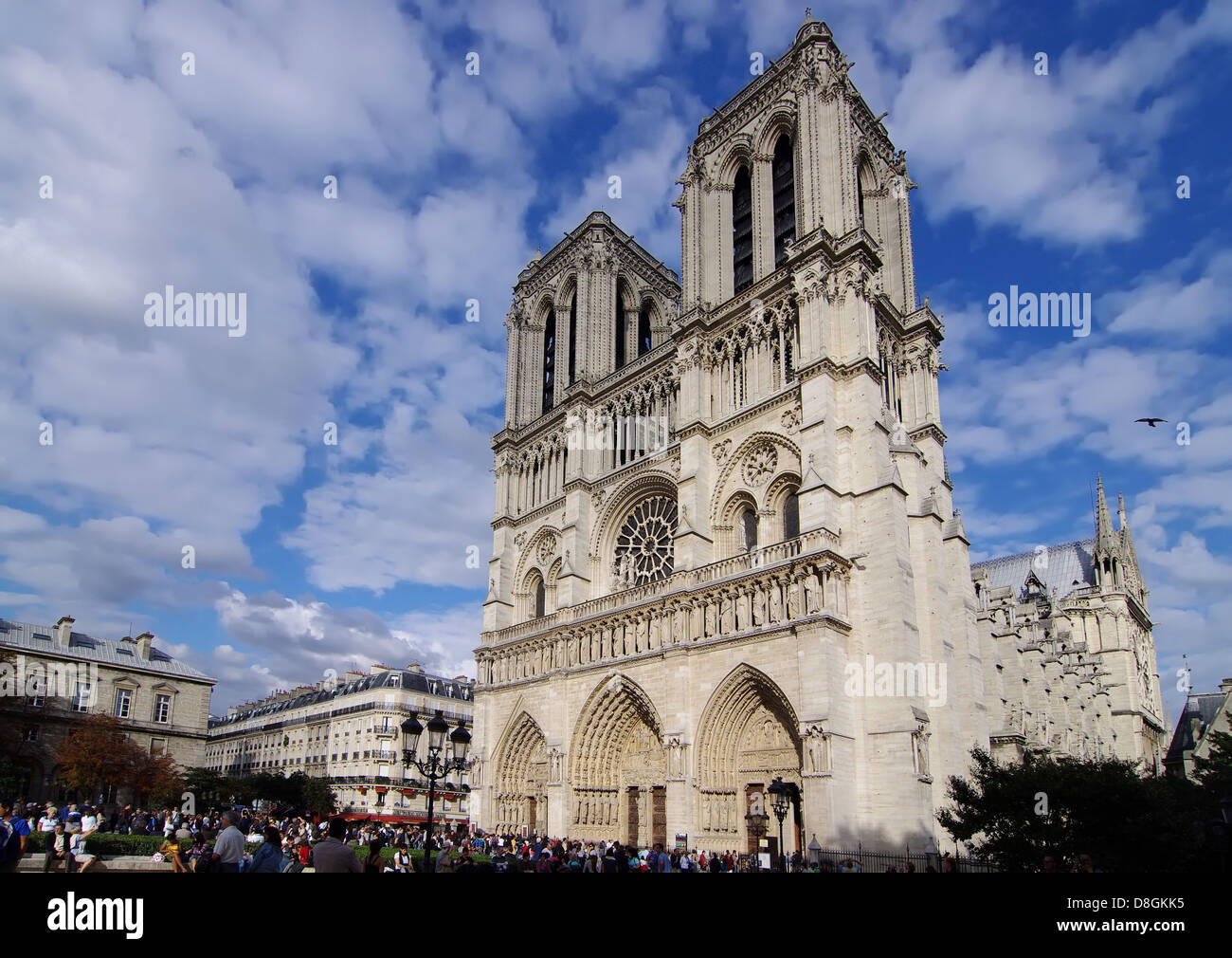 La cattedrale di Notre-dame de Paris Foto Stock