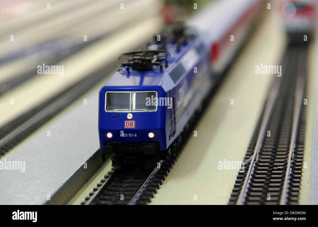 Modellini di treni Foto Stock