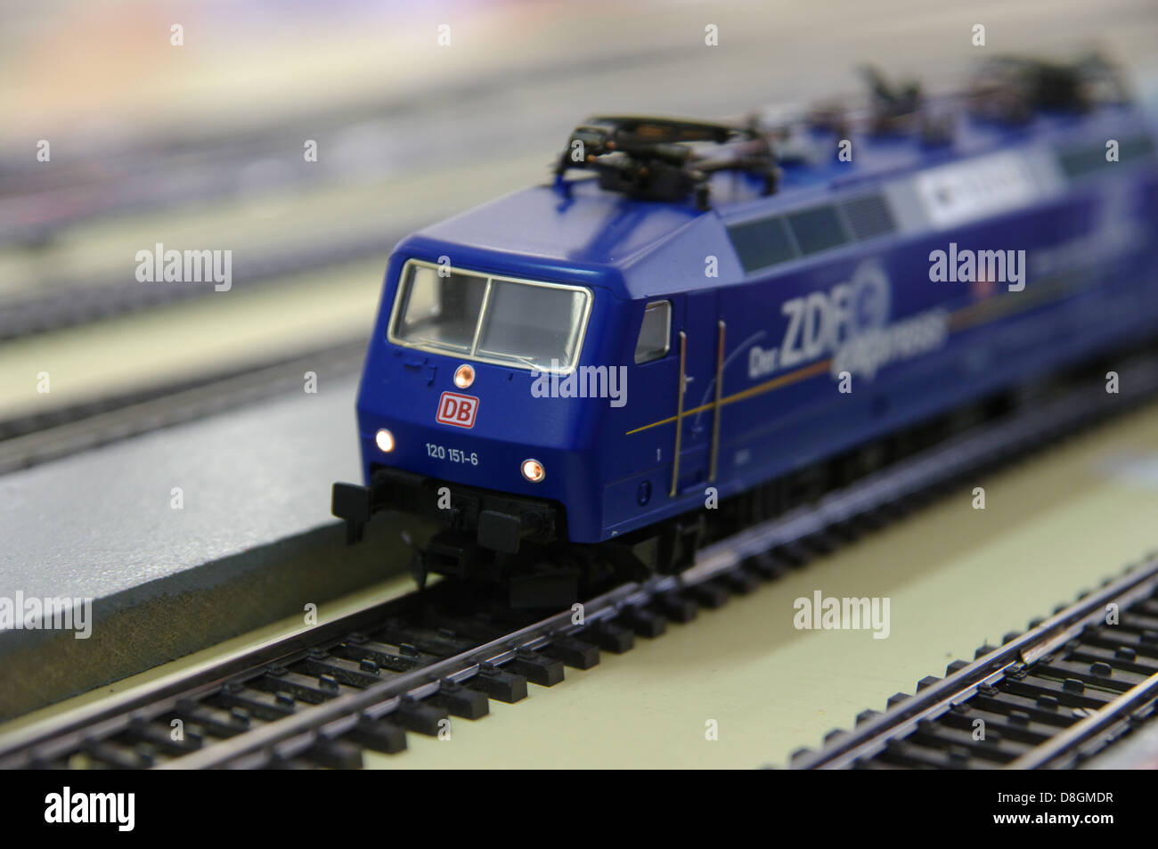 Modellini di treni Foto Stock