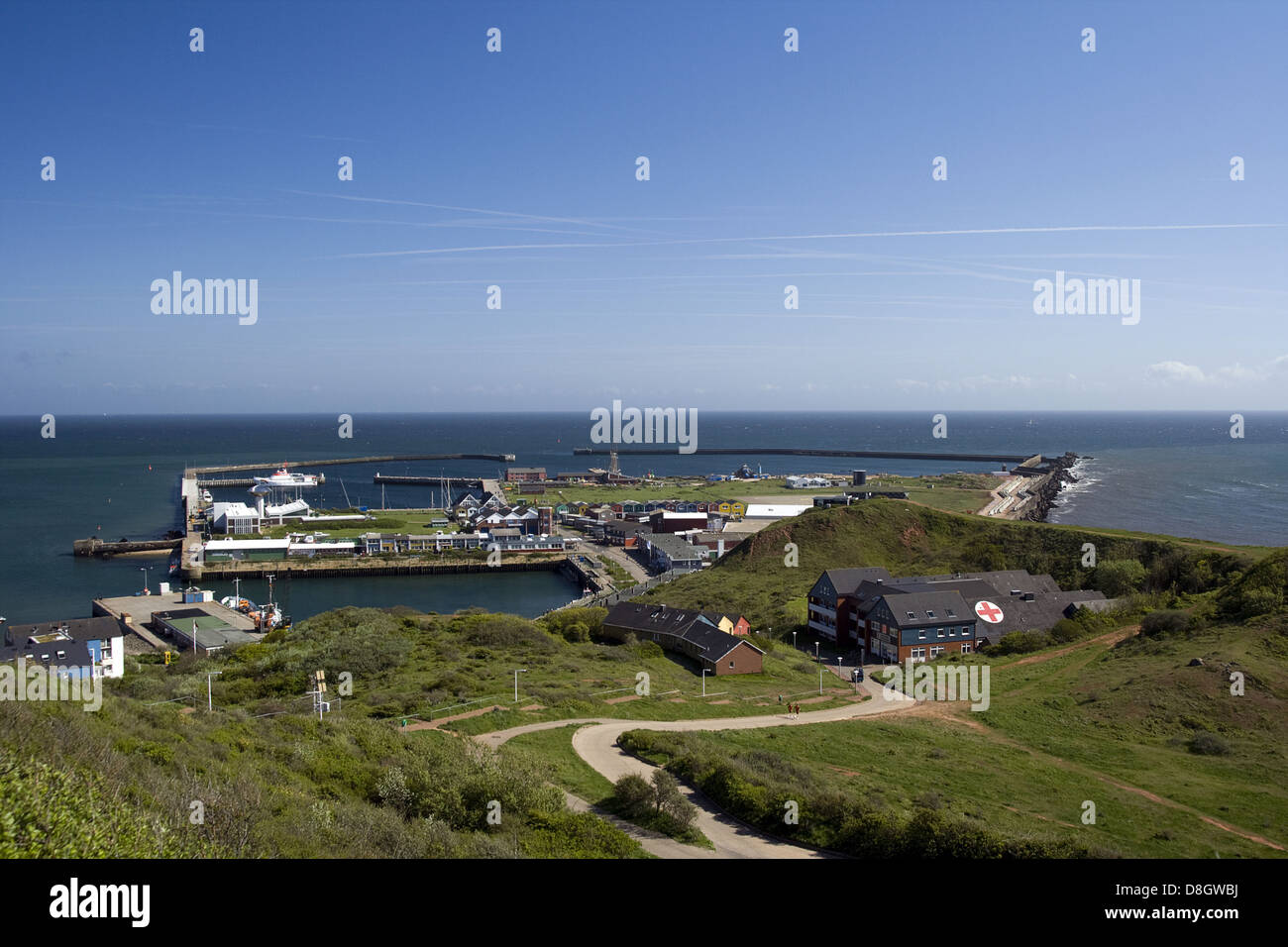 Isola Offshore Helgoland Foto Stock