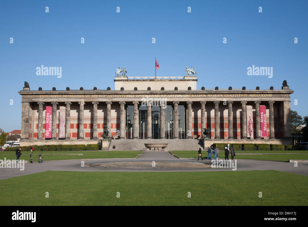 Altes Museum, il Museumsinsel, Berlino, Germania Foto Stock