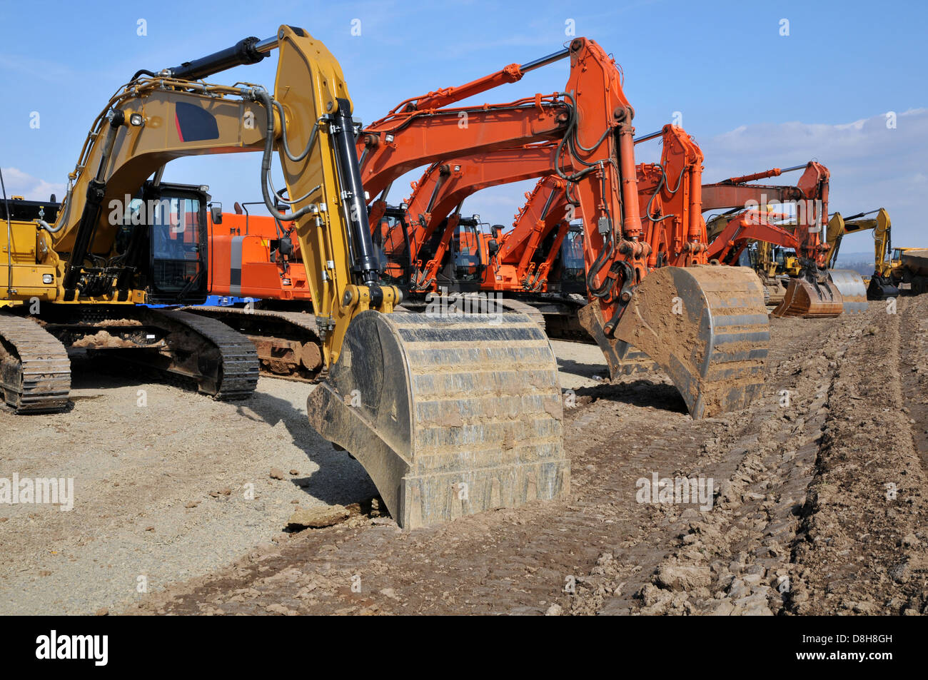 Sito in costruzione Foto Stock