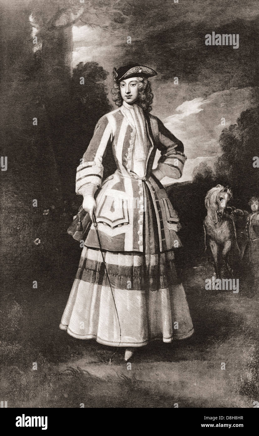 Henrietta Harley, née Holles, contessa di Oxford e la Contessa Mortimer, 1694- 1755. Nobildonna inglese. Foto Stock