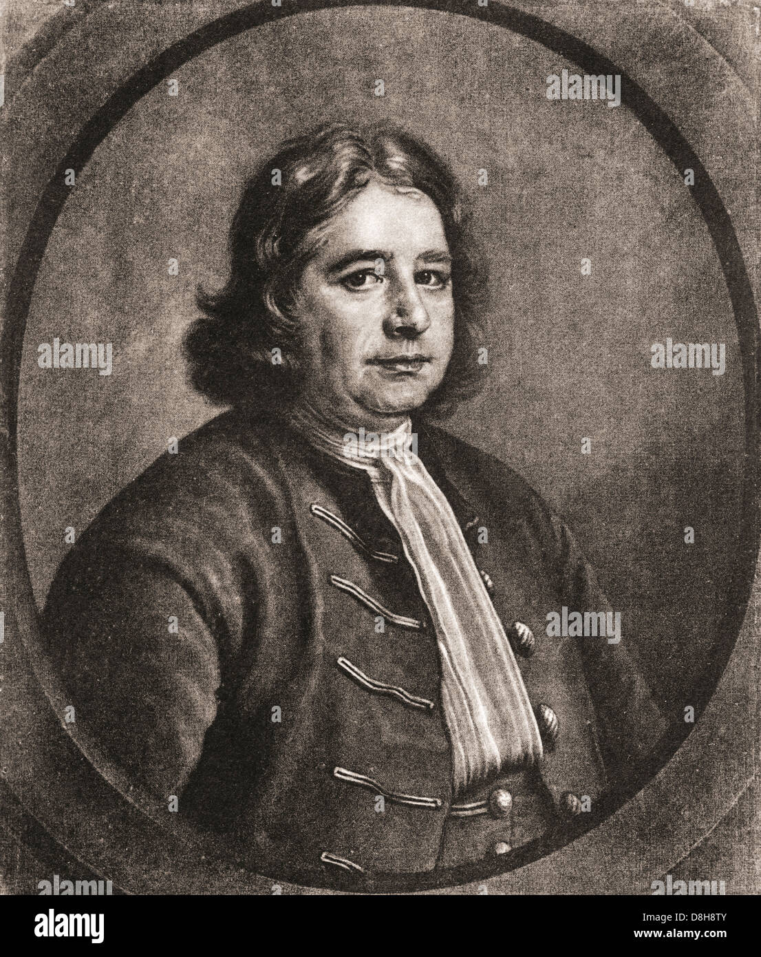 Humfrey Wanley, 1672-1726. Inglese bibliotecario, palaeographer, studioso del vecchio inglese e primo custode della libreria Harlein, Foto Stock