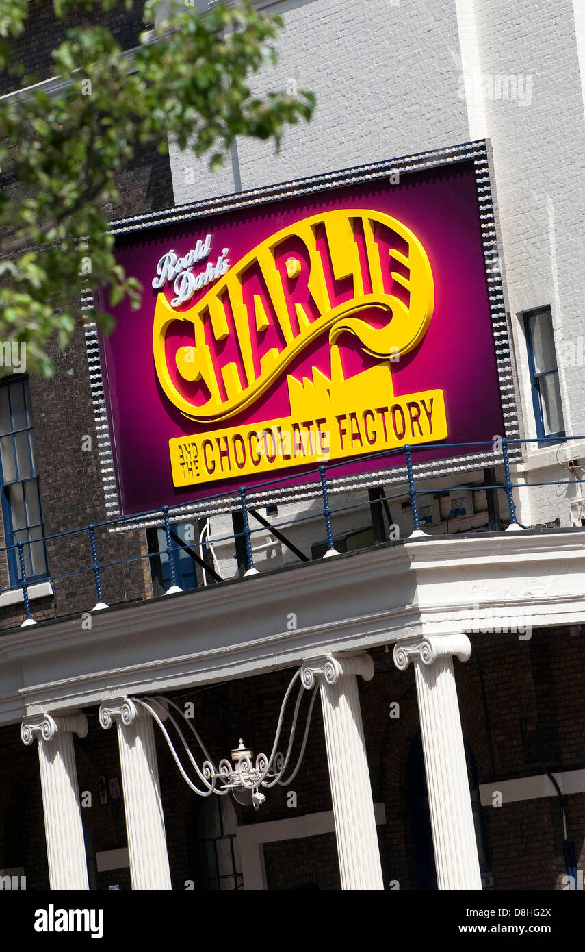 Charlie e la fabbrica di cioccolato, il Theatre Royal Drury Lane, Londra, Inghilterra Foto Stock
