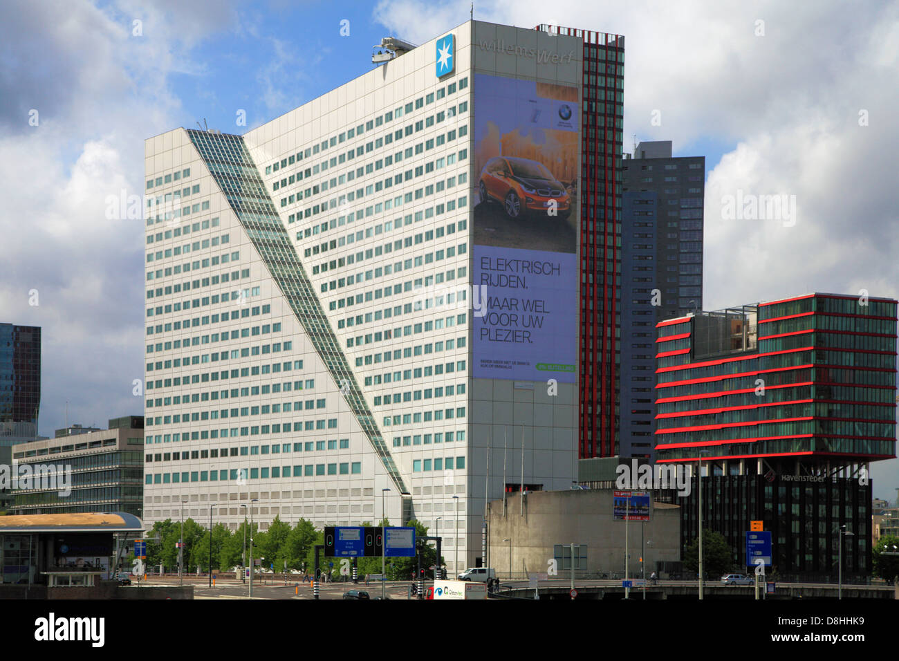 Paesi Bassi, Rotterdam, Willemswerf Edificio, architettura moderna, Foto Stock