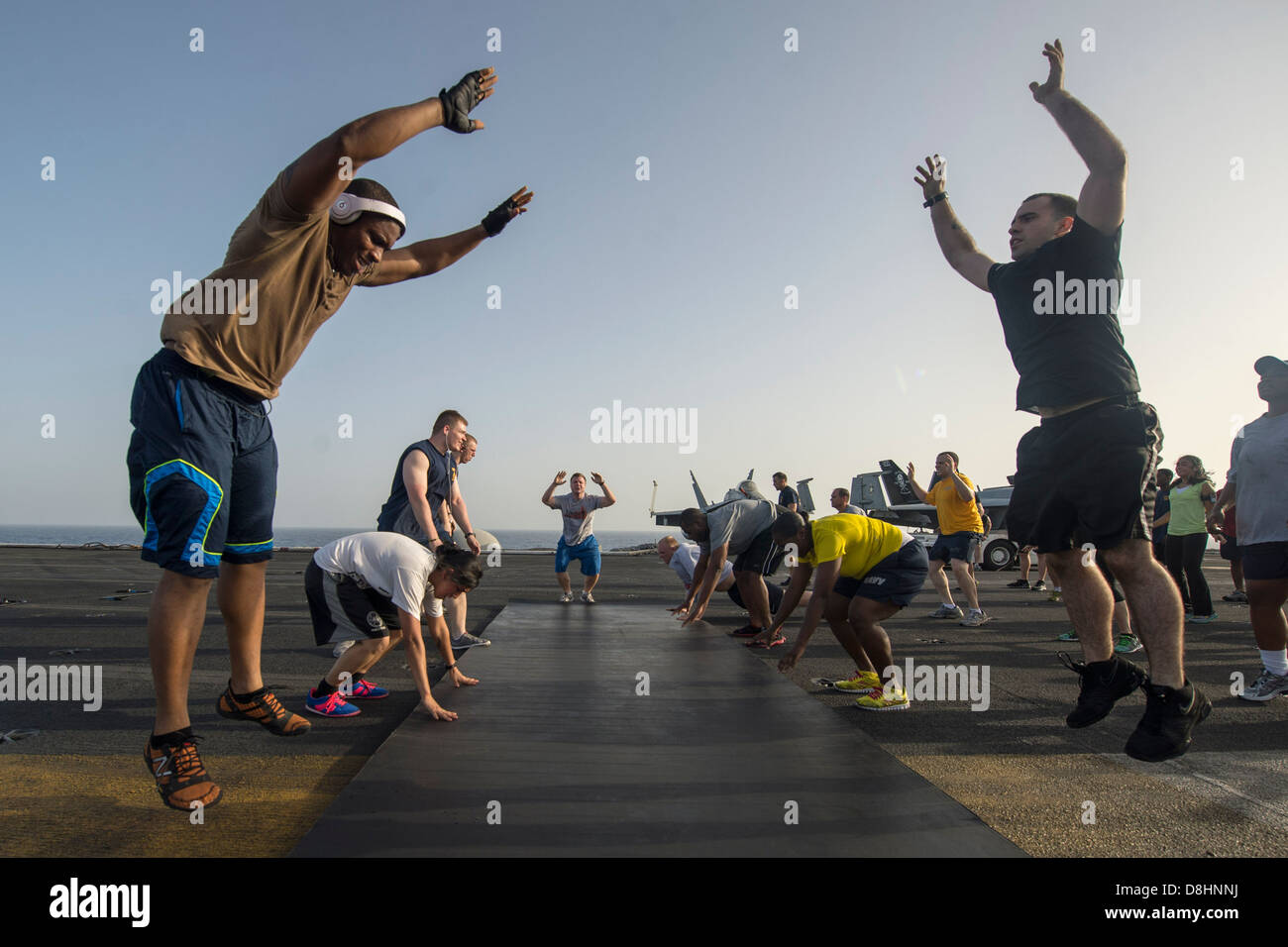 I marinai di esercizio. Foto Stock