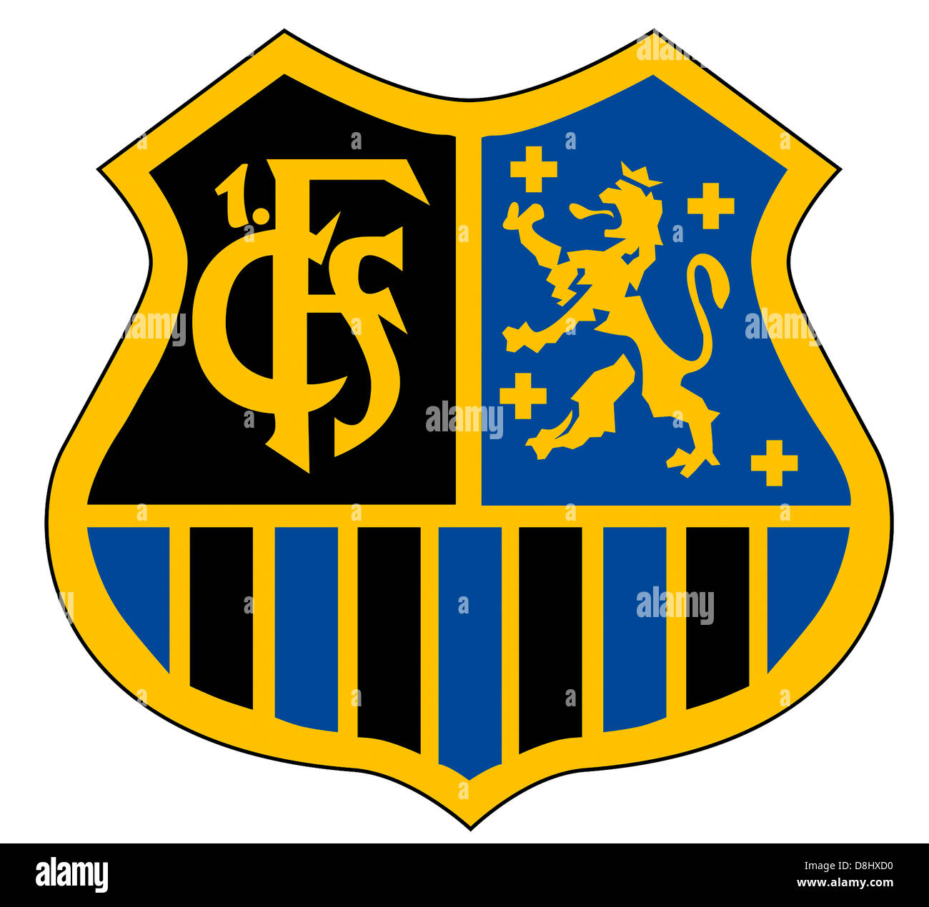 Il logo della squadra di calcio tedesca team 1FC Saarbruecken Foto stock -  Alamy