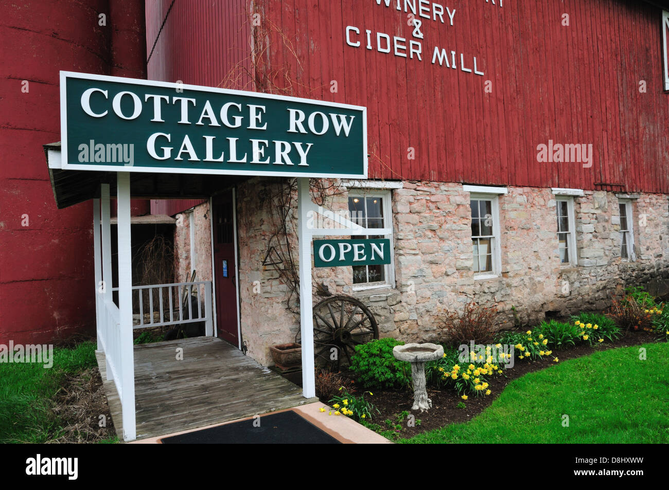 Paese di Orchard e cantina Cider Mill, Door County, Wisconsin Foto Stock