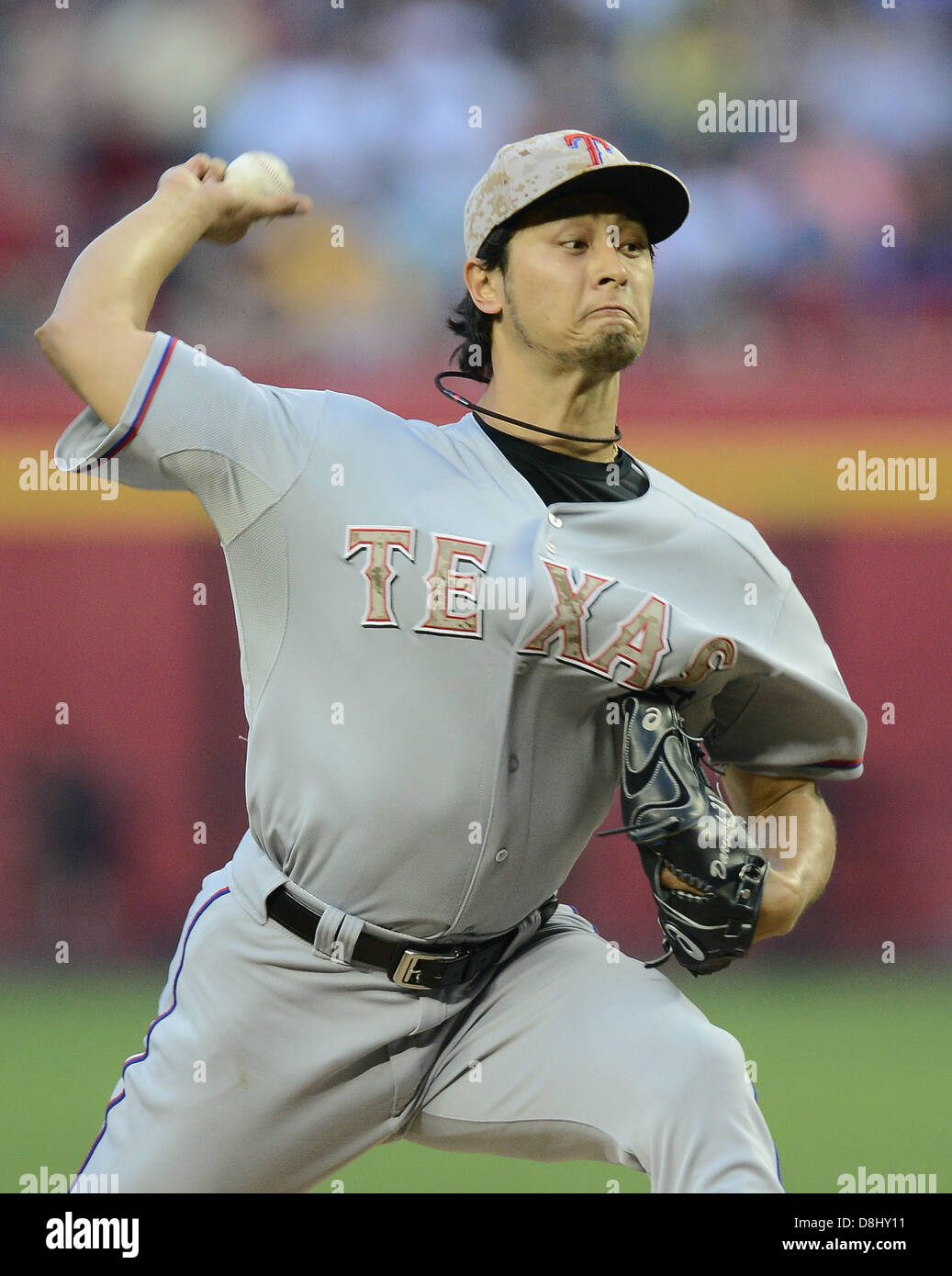 Yu Darvish (rangers), 27 maggio 2013 - MLB : MLB gioco tra l'Arizona Diamondbacks e Texas Rangers a Phoenix, Arizona, Stati Uniti. (Foto di AFLO) Foto Stock