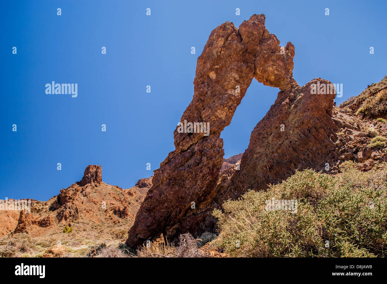 Parco Nazionale di Teide. Arca. Tock. Tenerife. Foto Stock