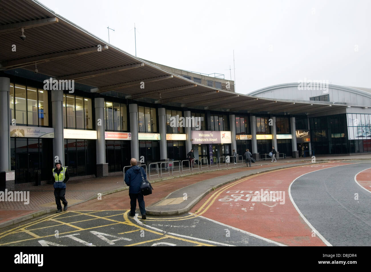L'aeroporto Leeds Bradford uk regionale edificio terminal Foto Stock