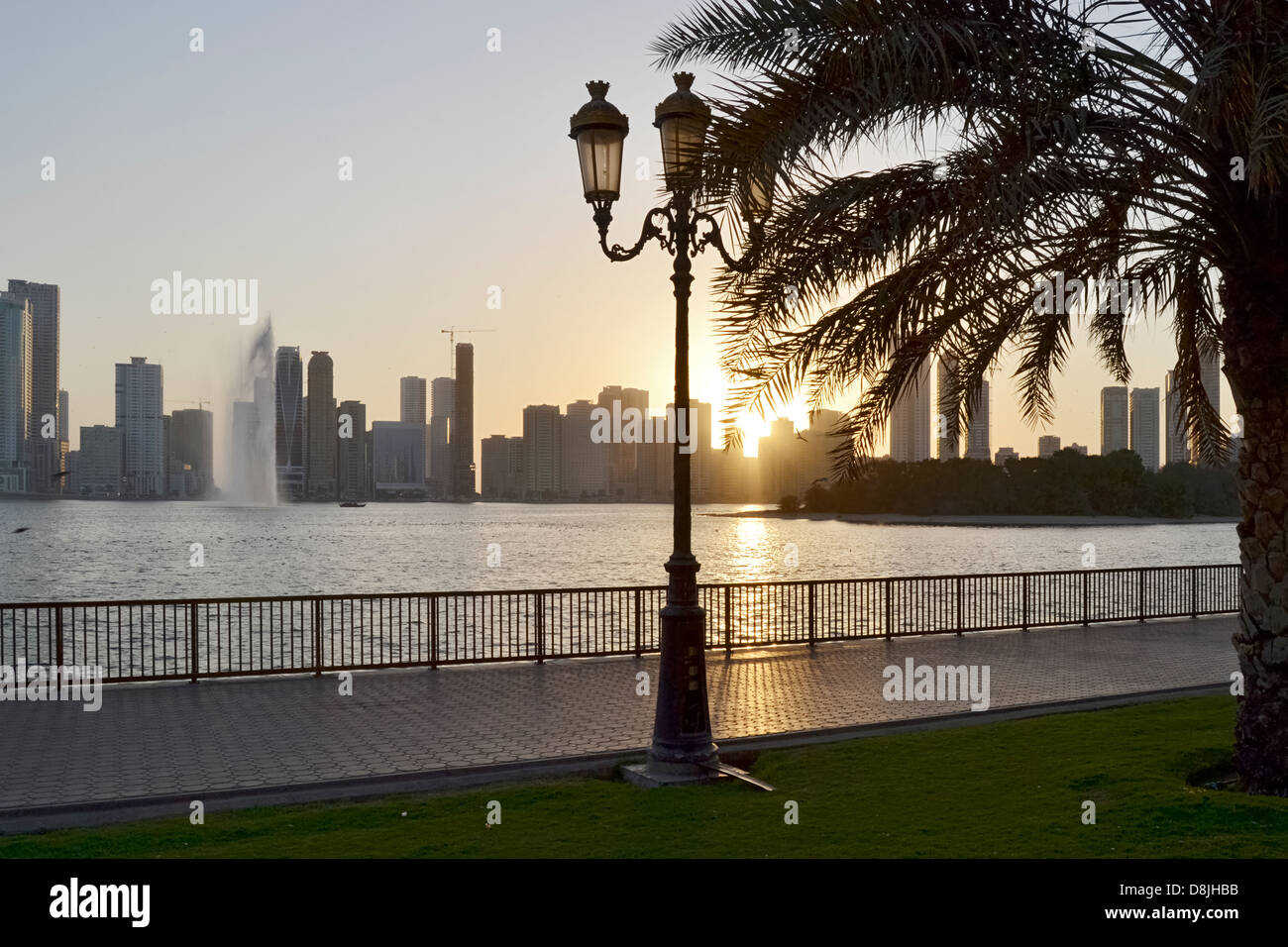 Golden Mile, Emirato di Sharjah Emirati Arabi Uniti Foto Stock