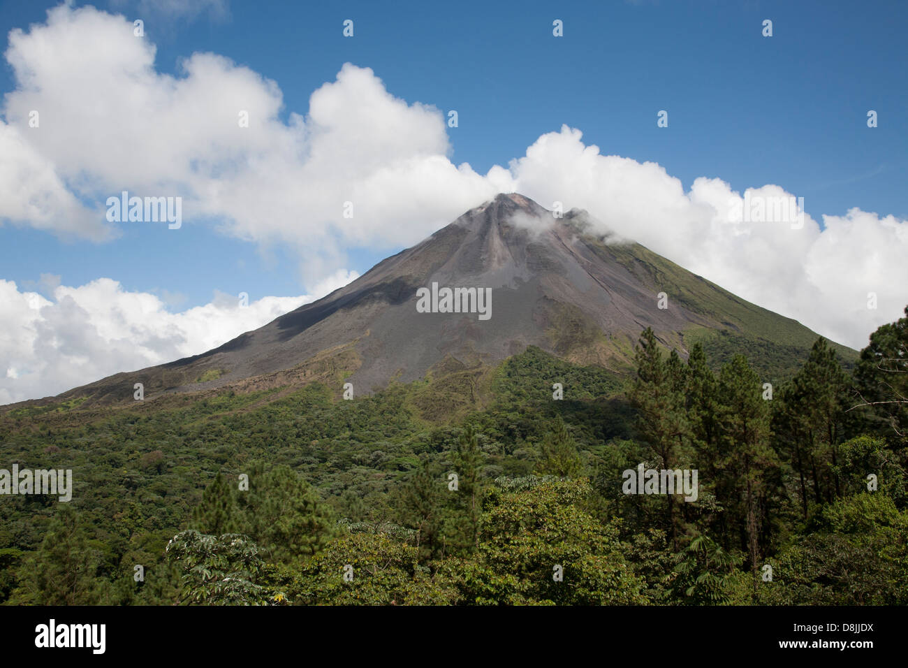 Il Vulcano Arenal, La Fortuna, Costa Rica Foto Stock