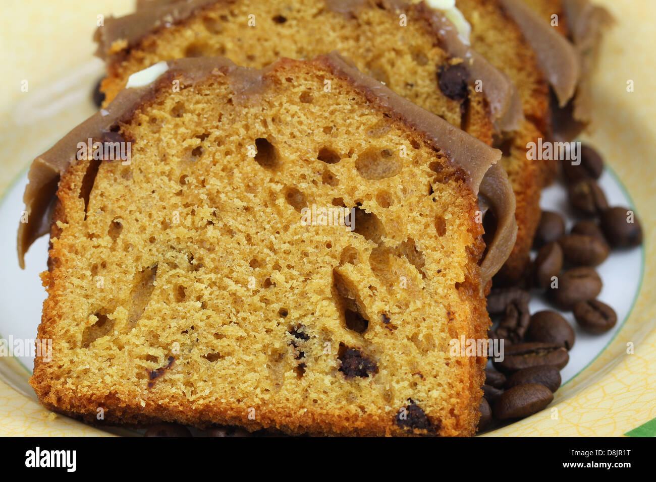 Torta cappuccino, close up Foto Stock