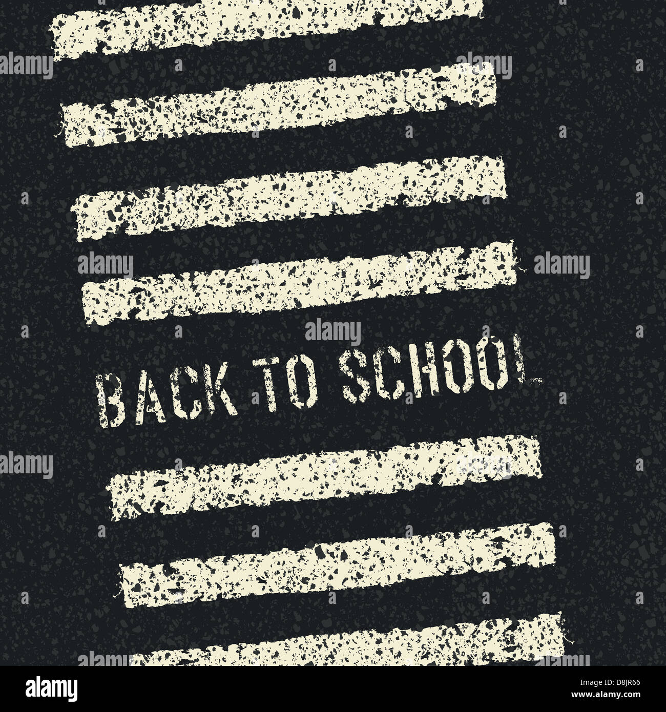 Si torna a scuola. La sicurezza stradale concetto. Foto Stock