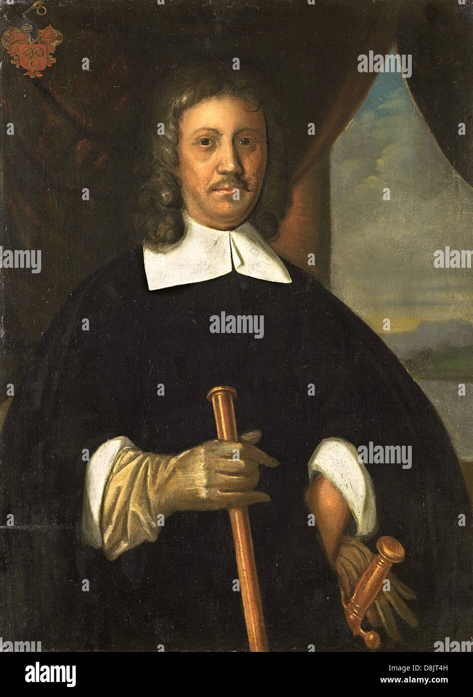 JAN van Riebeeck (1619-1677) olandese amministratore coloniale circa 1660. Artista sconosciuto. Foto Stock