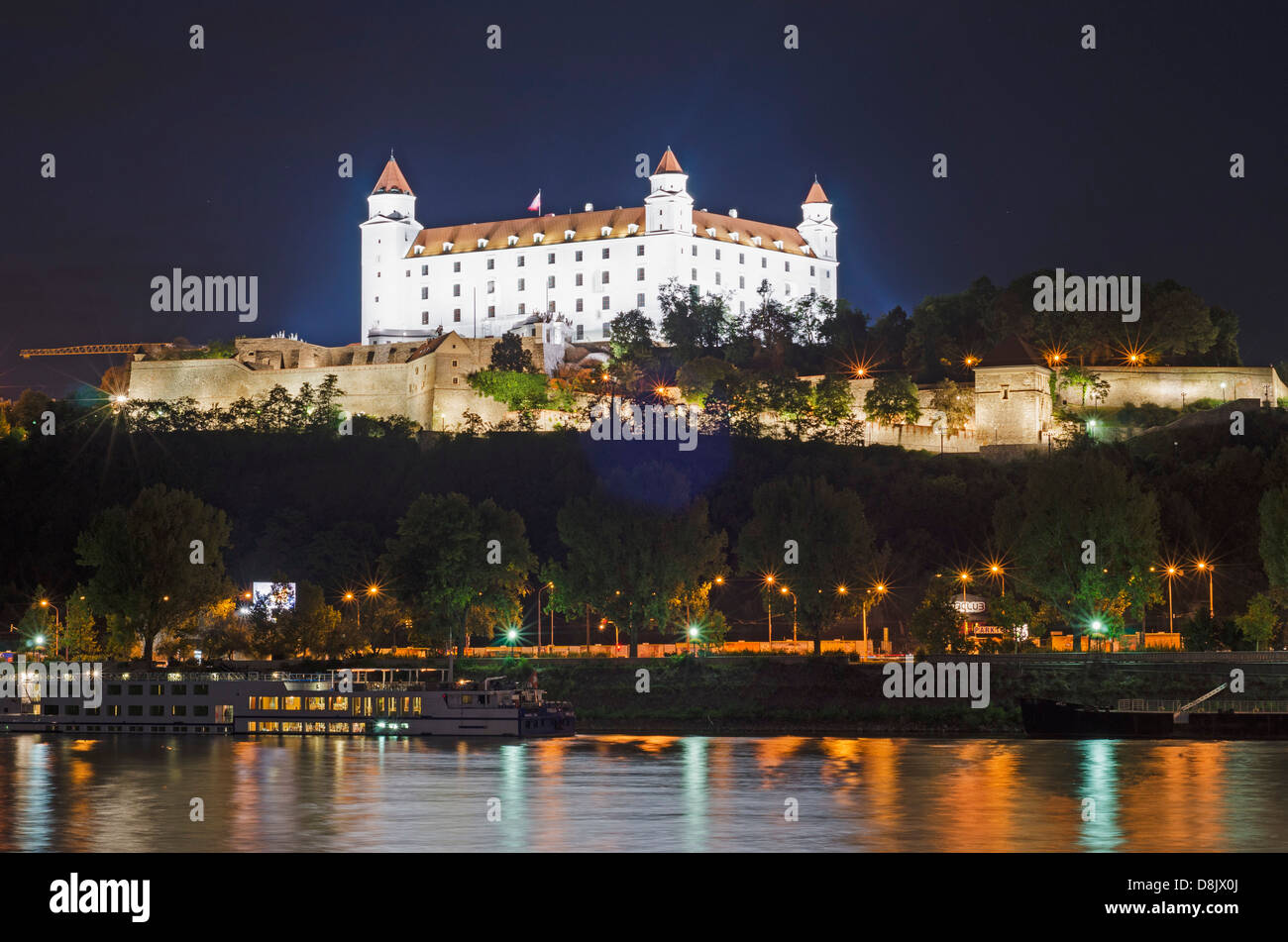 Il castello di Bratislava, Bratislava, Slovacchia, Europa Foto Stock