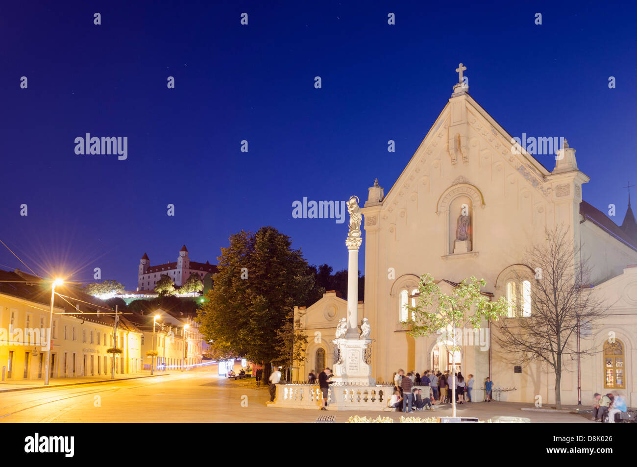 Chiesa dei Cappuccini, Bratislava, Slovacchia, Europa Foto Stock